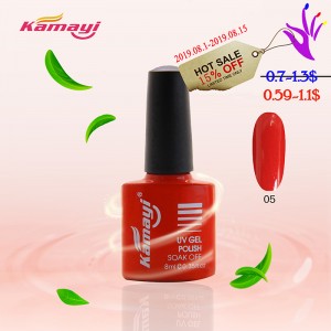 Kamayi Producător de unghii gel uv gel se înmoaie de la OEM / ODM UV / LED lac de unghii